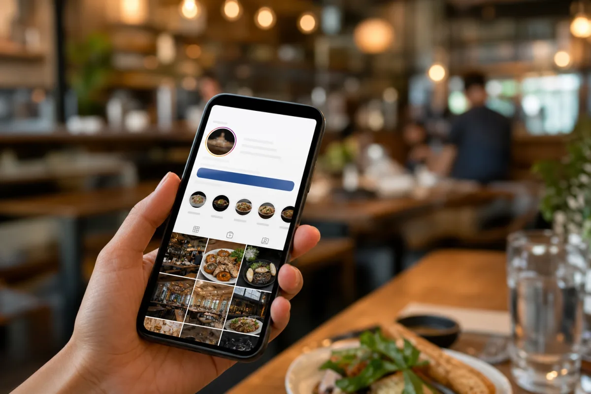 Enlace en bio para restaurantes en 2026: convierte seguidores de Instagram en reservas y clientes