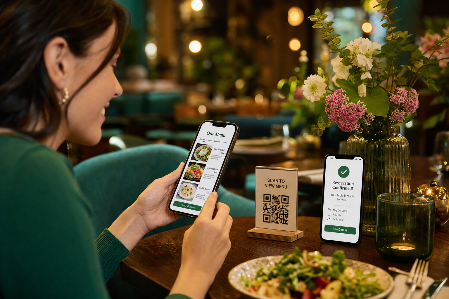 Cómo mejorar la experiencia del cliente con cartas digitales y reservas automáticas