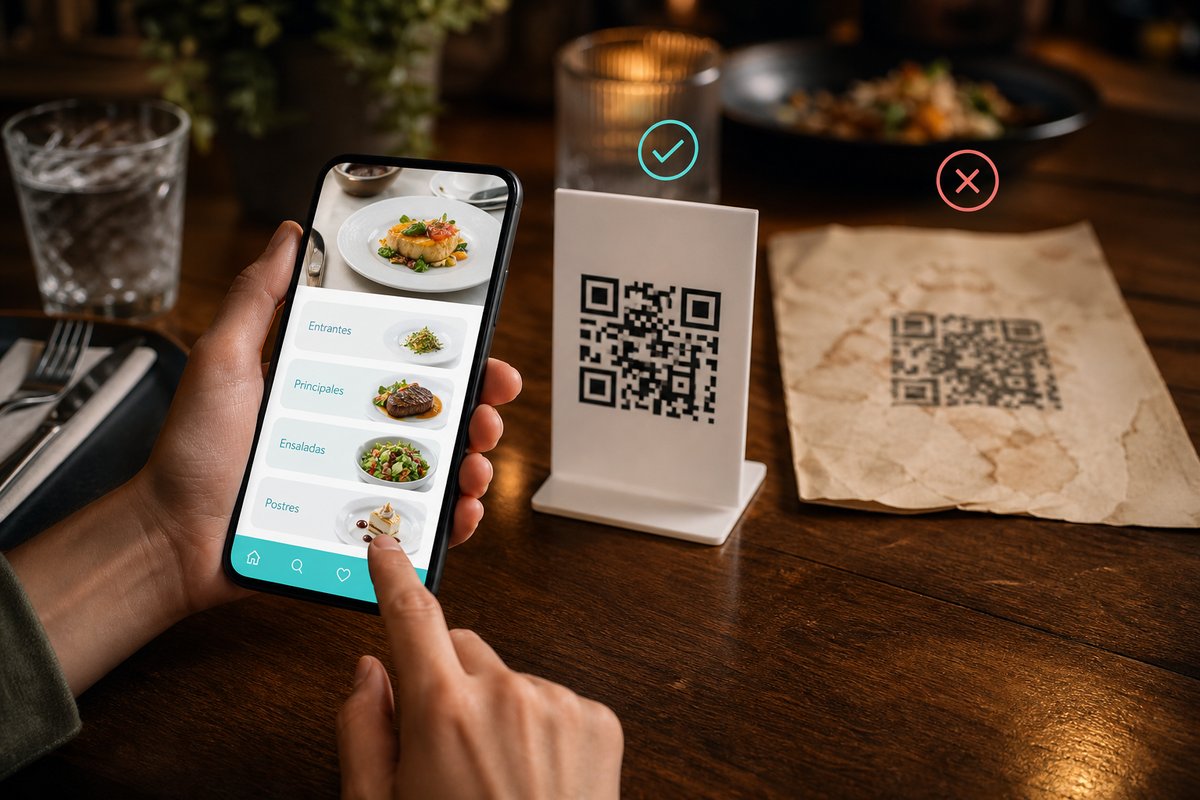Menú QR para restaurante: 12 mejores prácticas y errores que arruinan la experiencia