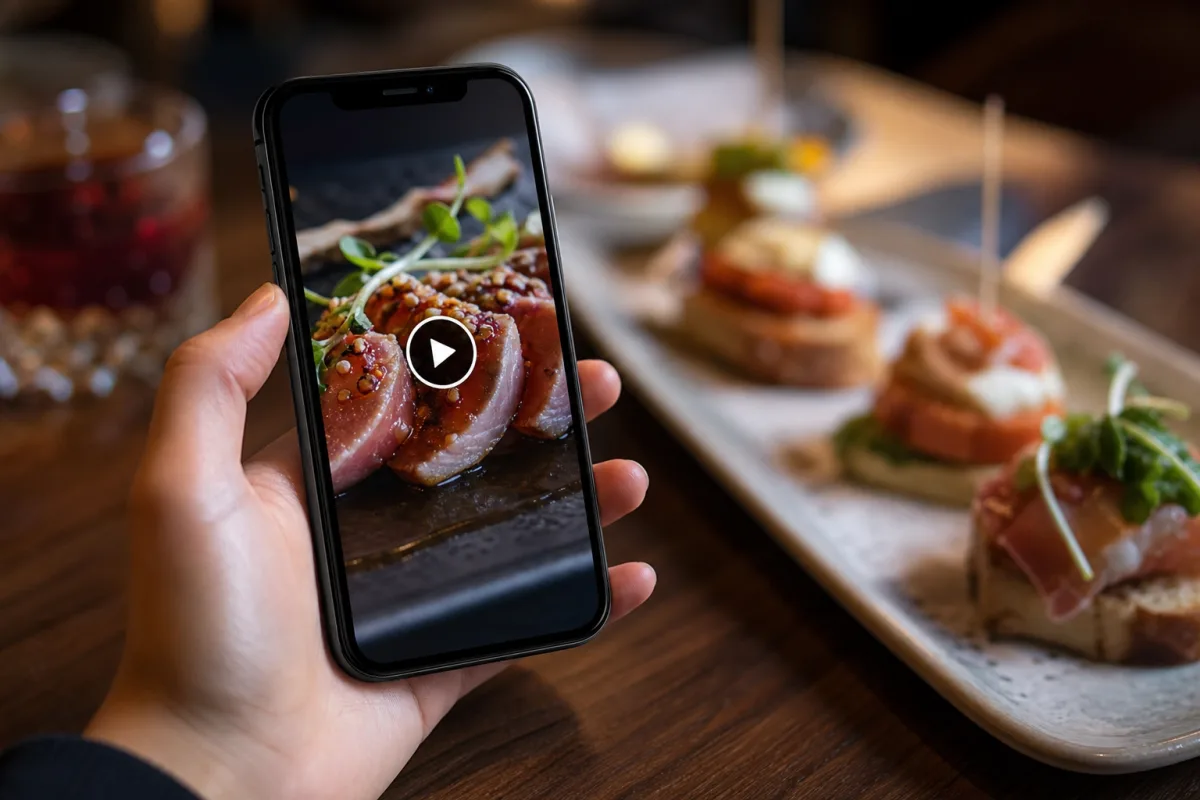 Vídeos en la carta digital del restaurante: cuándo sí, cuándo no y cómo hacerlo bien